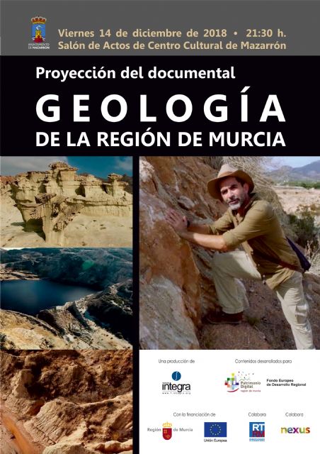 El Centro Cultural acoge este viernes la proyección del documental 'Geología de la Región de Murcia'
