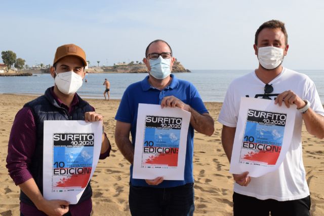 El Surfito 'Bahía de Mazarrón' cumple su décima edición con un alto número de participantes