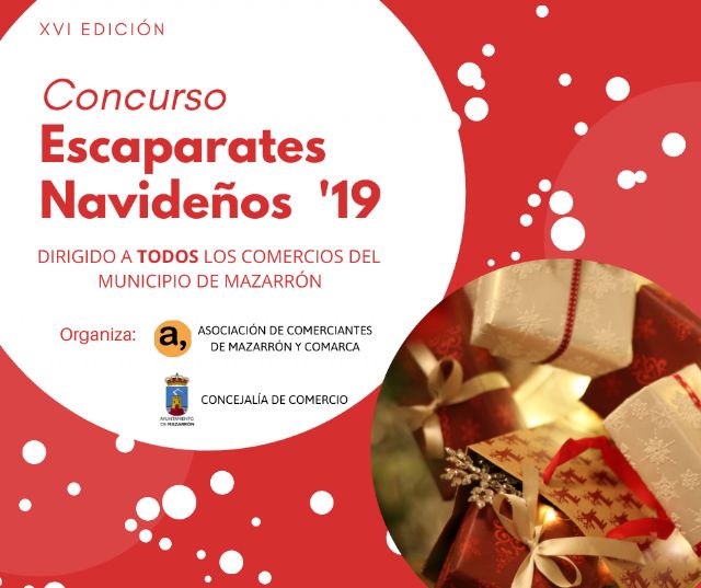 ACOMA y la Comercio ponen en marcha un año más el concurso de escaparates navideños