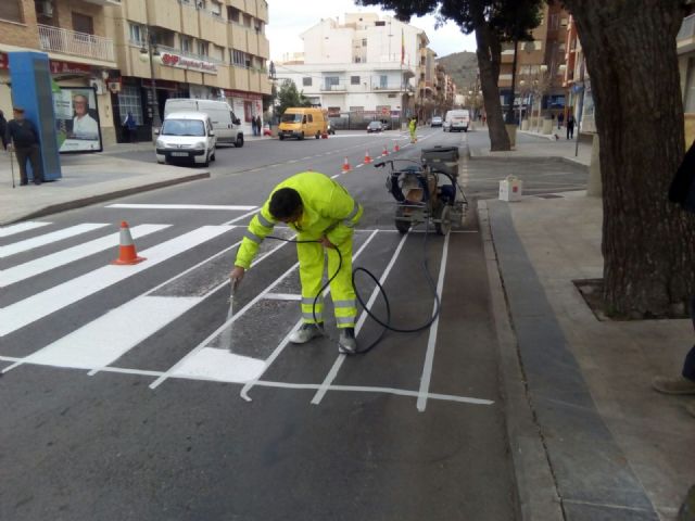 Mejora de la señalización horizontal en las calles del municipio