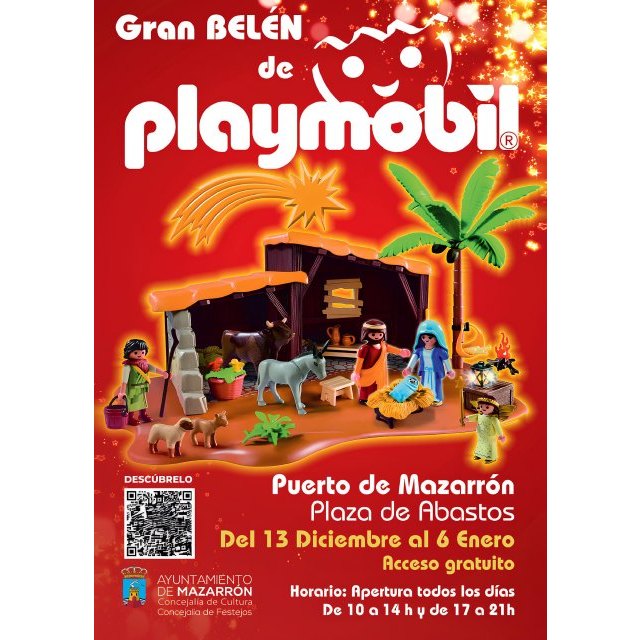 El Gran Belén de Playmobil llega a Puerto de Mazarrón